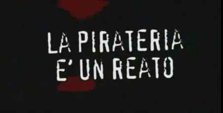 Un'immagine dello spot anti-pirateria